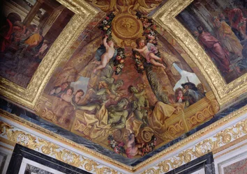 Design in der Ecke der Salle des Gardes de la Reine